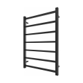 Badkamer handdoekradiator INOX TOKIO 161W/230V 77x53 cm RVS/zwart