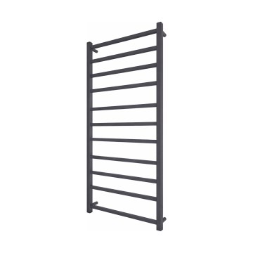 Badkamer handdoekradiator INOX TOKIO 233W/230V 117x53 cm roestvrij staal/antraciet