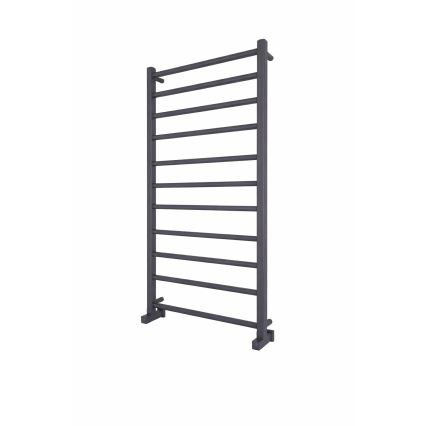 Badkamer handdoekradiator INOX TOKIO 233W/230V 117x53 cm roestvrij staal/antraciet