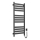 Badkamer handdoekradiator met thermostaat LARGO 256W 120x50 cm zwart rechts