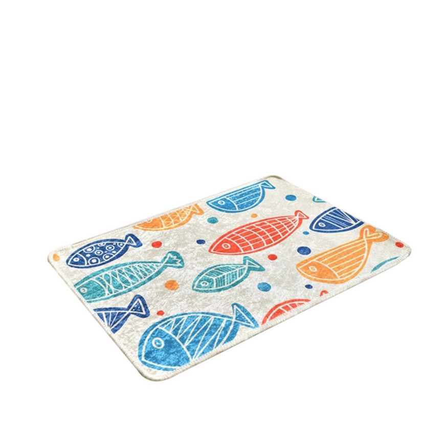 Badkamer mat FISH 40x60 cm kleurrijk