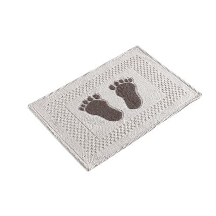 Badkamer mat FOET 50x70 cm wit