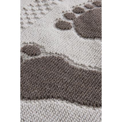 Badkamer mat FOET 50x70 cm wit