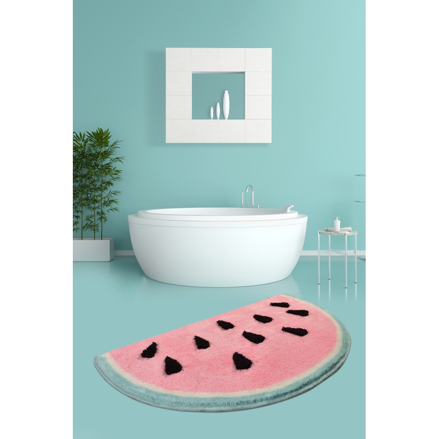 Badkamer mat KARPUZ 60x100 cm meloen