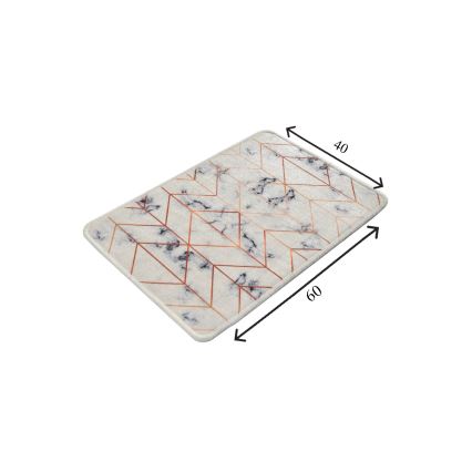 Badkamer mat MOREA 40x60 cm beige