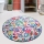 Badkamer mat PICTURA diameter 100 cm kleurrijk