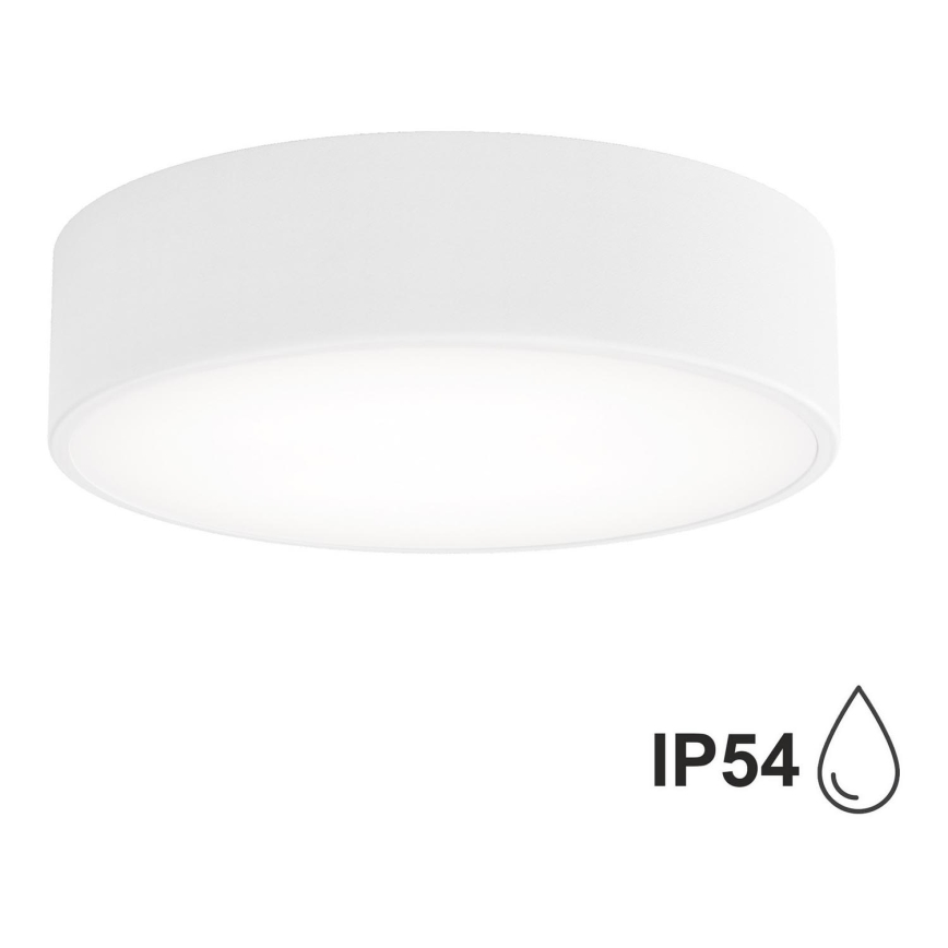 Badkamer plafondlamp CLEO 2xE27/24W/230V d. 30 cm wit IP54