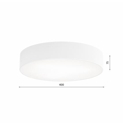 Badkamer plafondlamp CLEO 3xE27/24W/230V d. 40 cm wit IP54