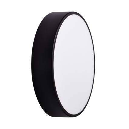Badkamer plafondlamp CLEO 3xE27/24W/230V d. 40 cm zwart IP54