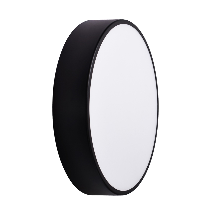 Badkamer plafondlamp CLEO 3xE27/24W/230V d. 40 cm zwart IP54