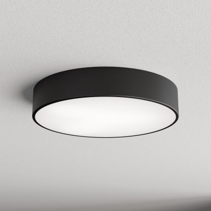 Badkamer plafondlamp CLEO 3xE27/24W/230V d. 40 cm zwart IP54