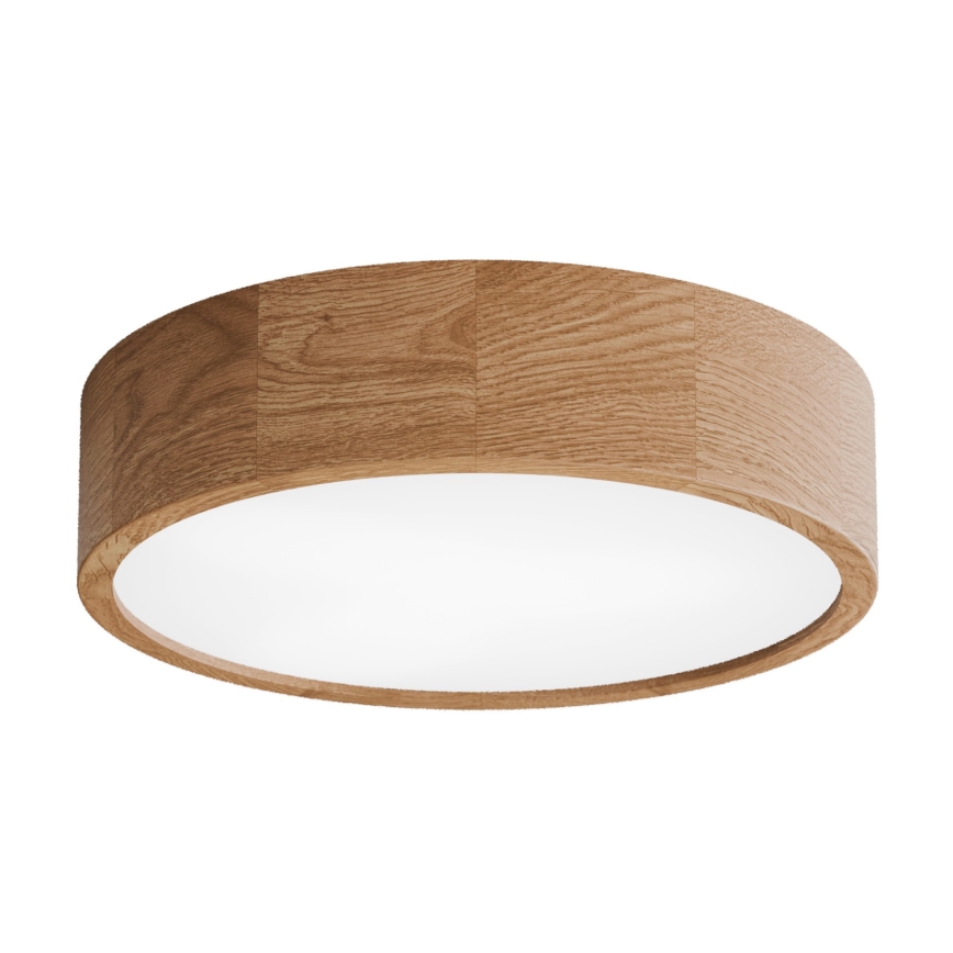 Badkamer plafondlamp CLEO 3xE27/24W/230V IP54 diameter 37,5 cm eiken