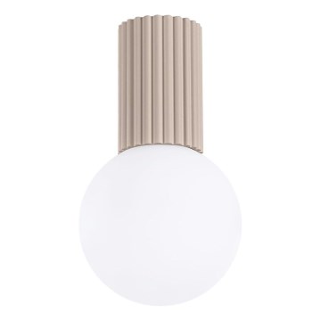 Badkamer plafondlamp HALO 1xG9/8W/230V diameter 12 cm IP44 beige