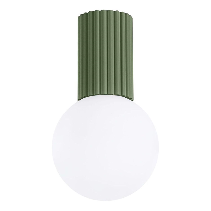 Badkamer plafondlamp HALO 1xG9/8W/230V diameter 12 cm IP44 groen