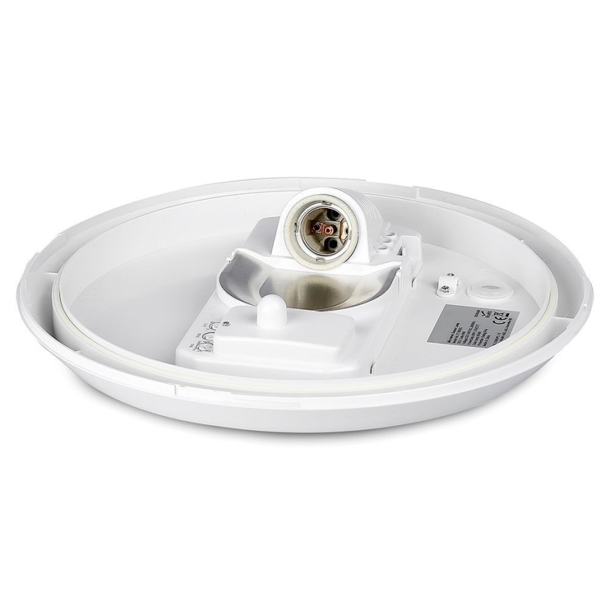 Badkamer plafondlamp met sensor 1xE27/60W/230V IP44 ø 29,6 cm