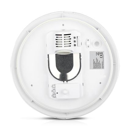 Badkamer plafondlamp met sensor 1xE27/60W/230V IP44 ø 29,6 cm
