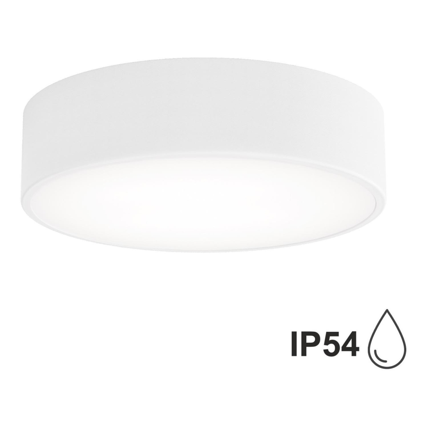 Badkamer Plafondlamp met Sensor CLEO 2xE27/24W/230V d. 30 cm wit IP54