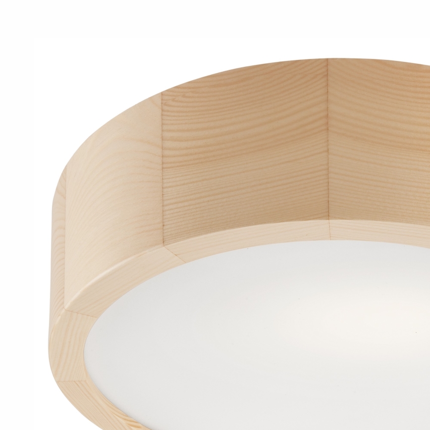 Badkamer plafondlamp NATURAL 2xE27/15W/230V IP54 grenen ø 27 cm