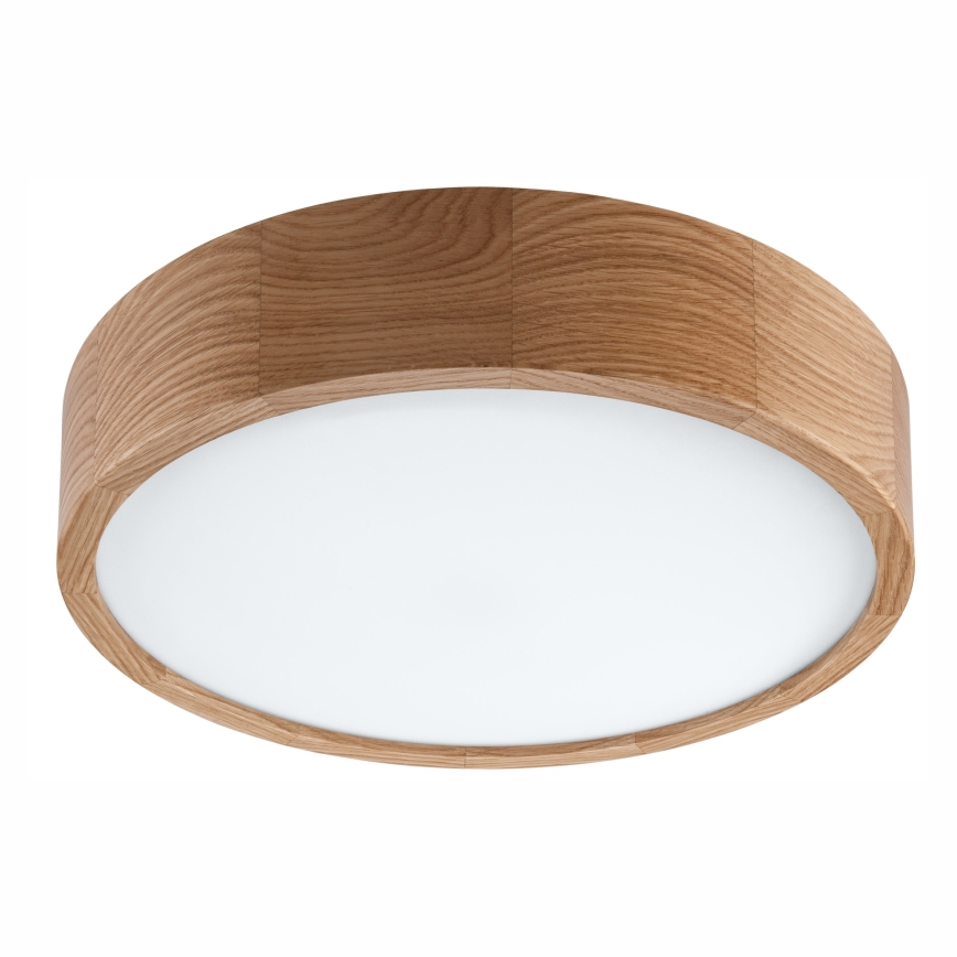 Badkamer plafondlamp OAK 3xE27/15W/230V eiken ø 37 cm IP54