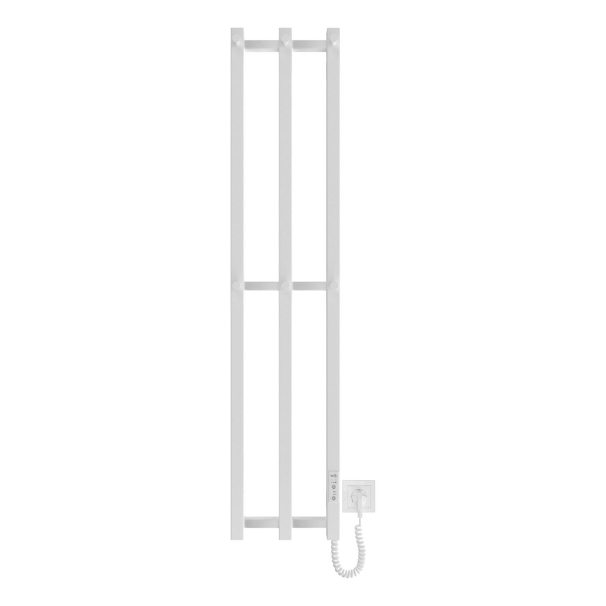 Badkamer radiator HF SLIM 110W/230V 117x25 cm wit hoekig