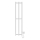 Badkamer radiator HF SLIM 110W/230V 117x25 cm wit hoekig