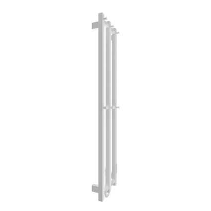 Badkamer radiator HF SLIM 110W/230V 117x25 cm wit hoekig