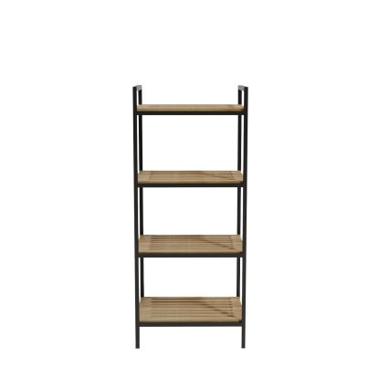 Badkamer rek STRALSUND 110x45 cm eiken/zwart