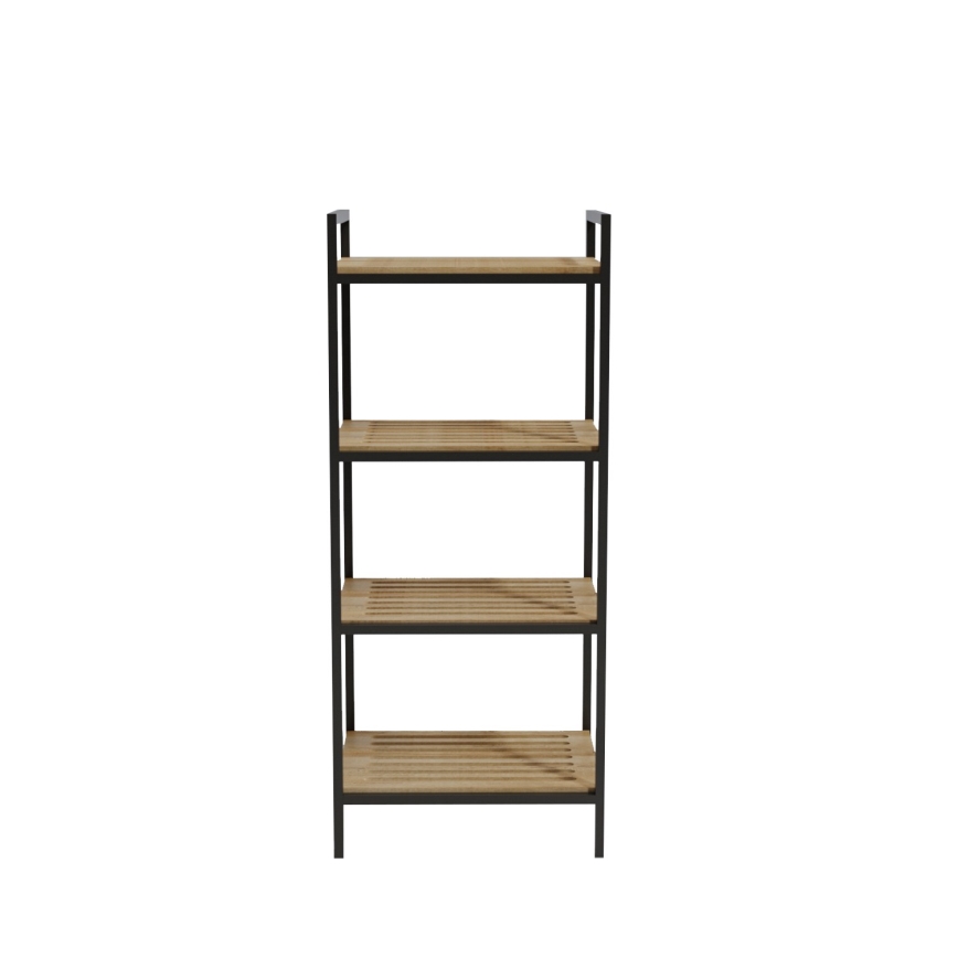 Badkamer rek STRALSUND 110x45 cm eiken/zwart