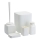 Badkamer set CRYSTAL 5 st. wit