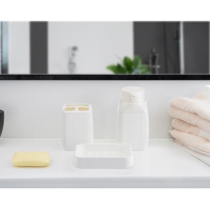 Badkamer set CRYSTAL 5 st. wit