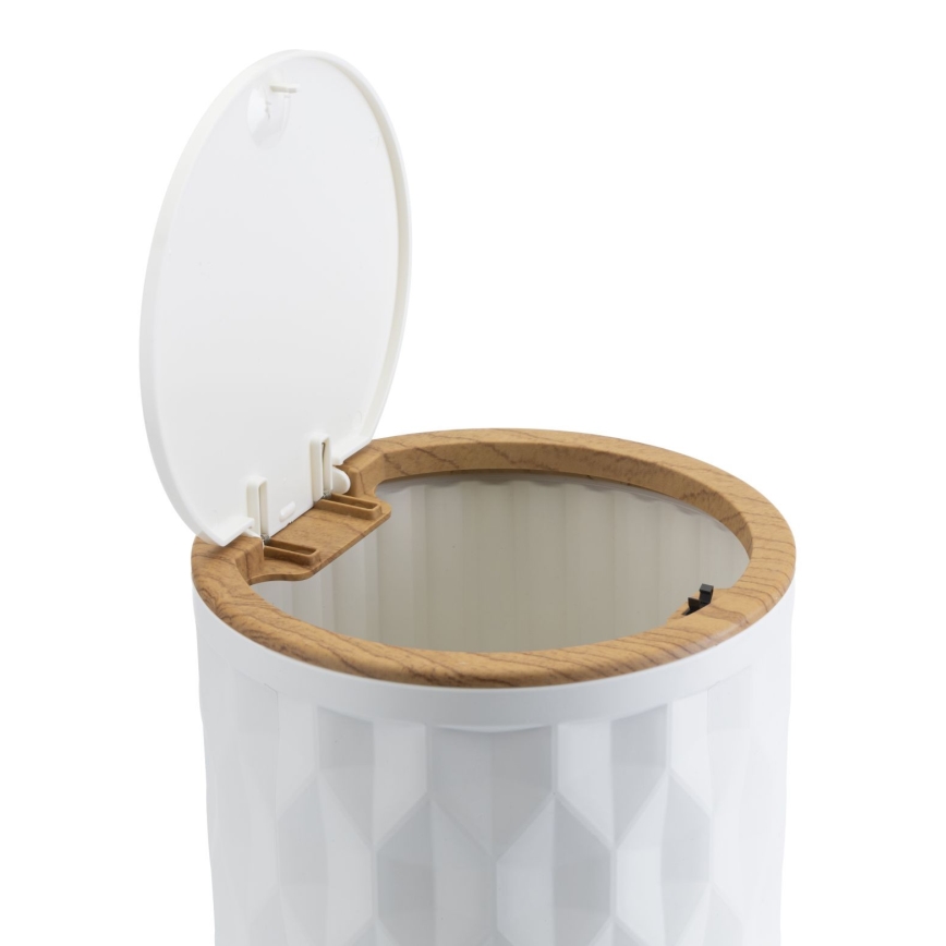 Badkamer set REINA 5 st. wit/bruin