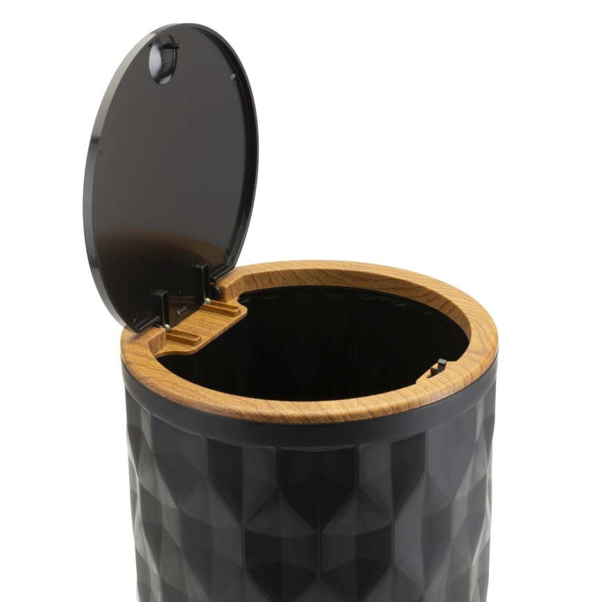 Badkamer set REINA 5 st. zwart/bruin