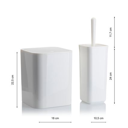 Badkamer set SIERRA 5 st. wit