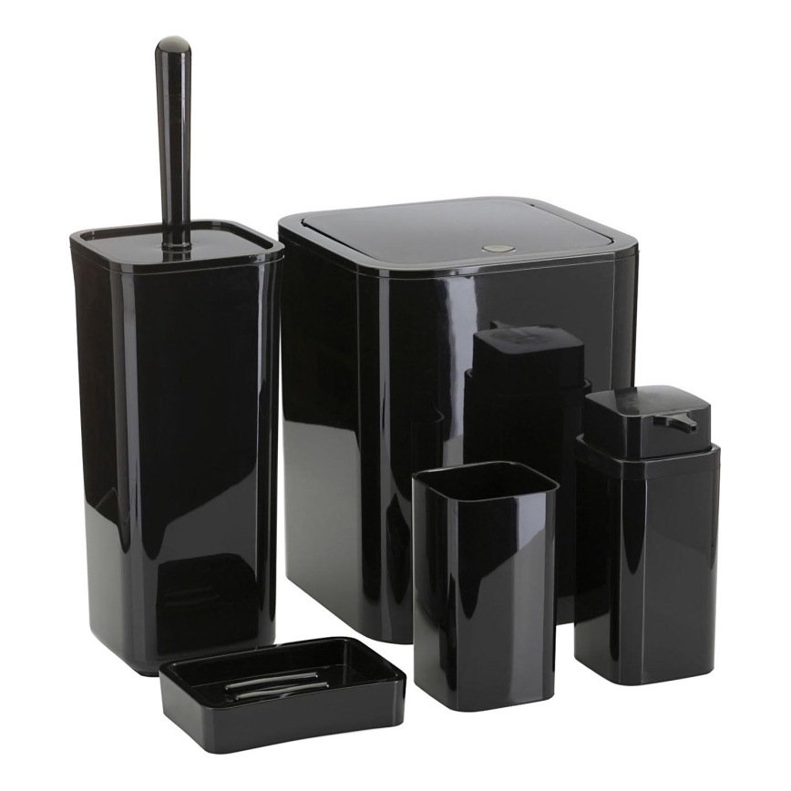 Badkamer set SIERRA 5 st. zwart
