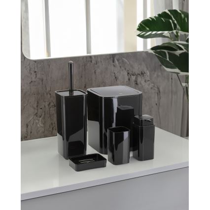 Badkamer set SIERRA 5 st. zwart