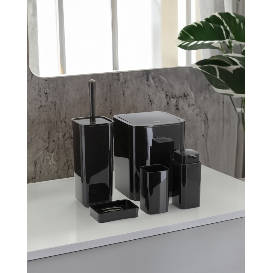 Badkamer set SIERRA 5 st. zwart