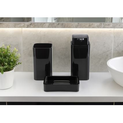 Badkamer set SIERRA 5 st. zwart