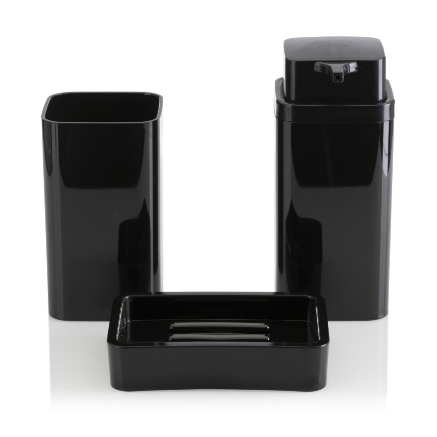 Badkamer set SIERRA 5 st. zwart