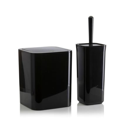 Badkamer set SIERRA 5 st. zwart