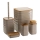 Badkamer set WAVE 5 st. beige/bruin