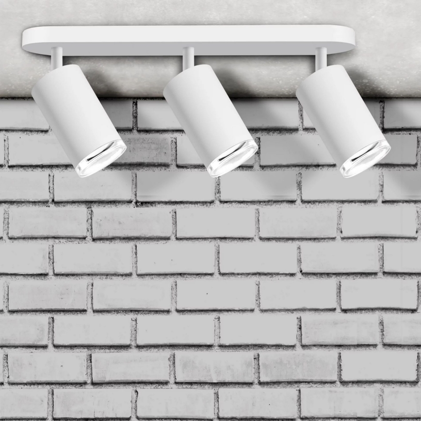 Badkamer spot TURYN 3xGU10/10W/230V IP44 wit