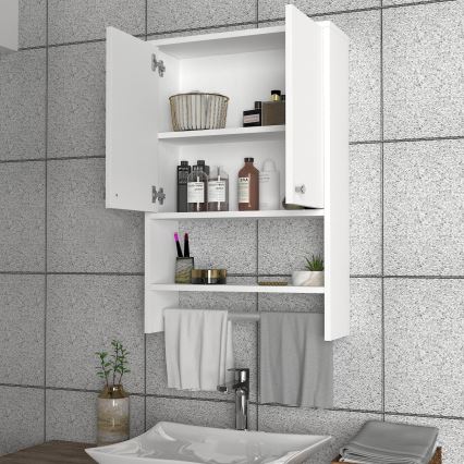 Badkamer Wandkast VIRA 90x59 cm wit