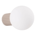 Badkamer wandlamp HALO 1xG9/8W/230V diameter 12 cm IP44 beige