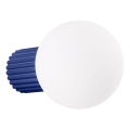 Badkamer wandlamp HALO 1xG9/8W/230V diameter 12 cm IP44 blauw