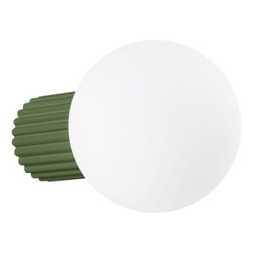 Badkamer wandlamp HALO 1xG9/8W/230V diameter 12 cm IP44 groen