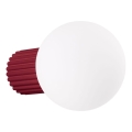 Badkamer wandlamp HALO 1xG9/8W/230V diameter 12 cm IP44 rood