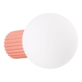 Badkamer wandlamp HALO 1xG9/8W/230V diameter 12 cm IP44 roze