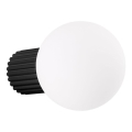 Badkamer wandlamp HALO 1xG9/8W/230V diameter 12 cm IP44 zwart