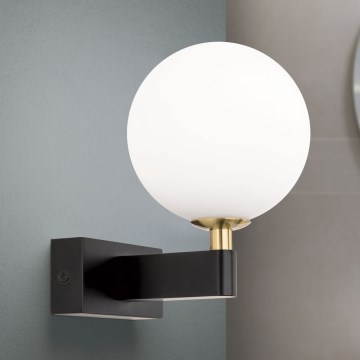 Badkamer wandlamp MARA 1xG9/20W/230V IP44 zwart
