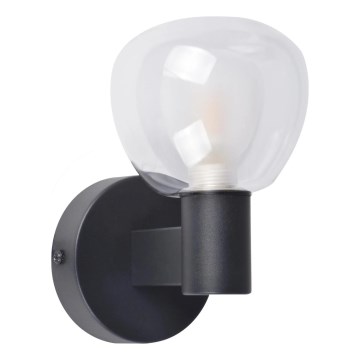 Badkamer wandlamp POLA 1xG9/5W/230V IP44 zwart/helder
